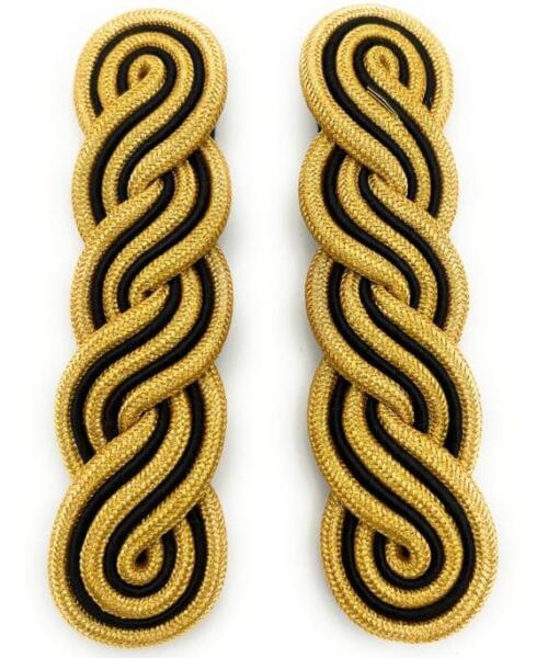 Shoulder Cord Epaulettes Gold Black WO1 Infantry-Regiments