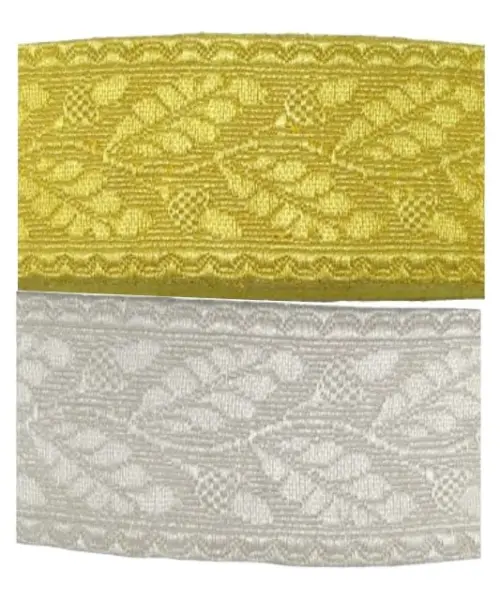 Gold Mylar Oakleaf Metallic Braid & Trimming Lace
