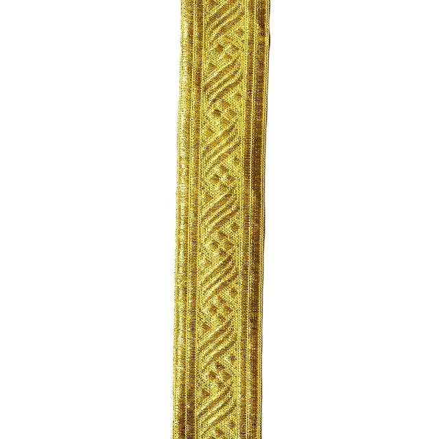 Floral Metallic Gold Decorative Braid & Garment Trimming