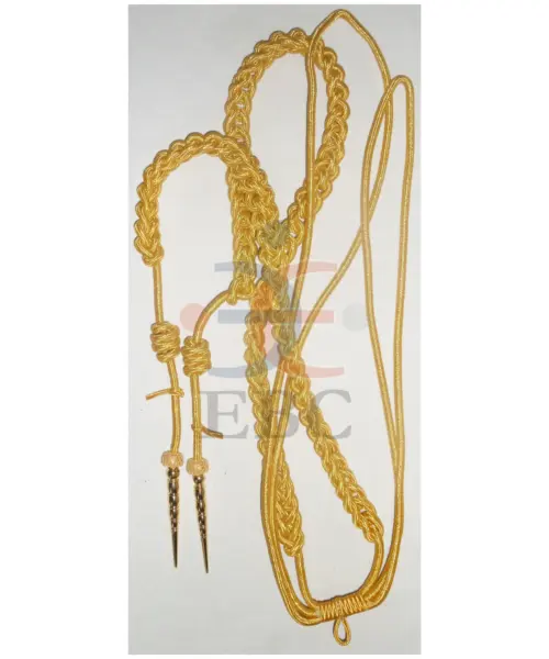 Royal Golden Aiguillettes & Ceremonial Shoulder Dress Cords
