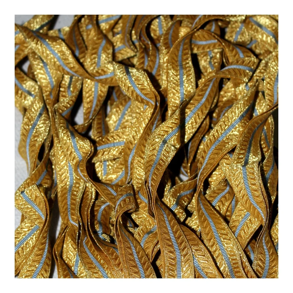 Gold Mylar Oakleaf Metallic Braid & Trimming Lace - Image 5