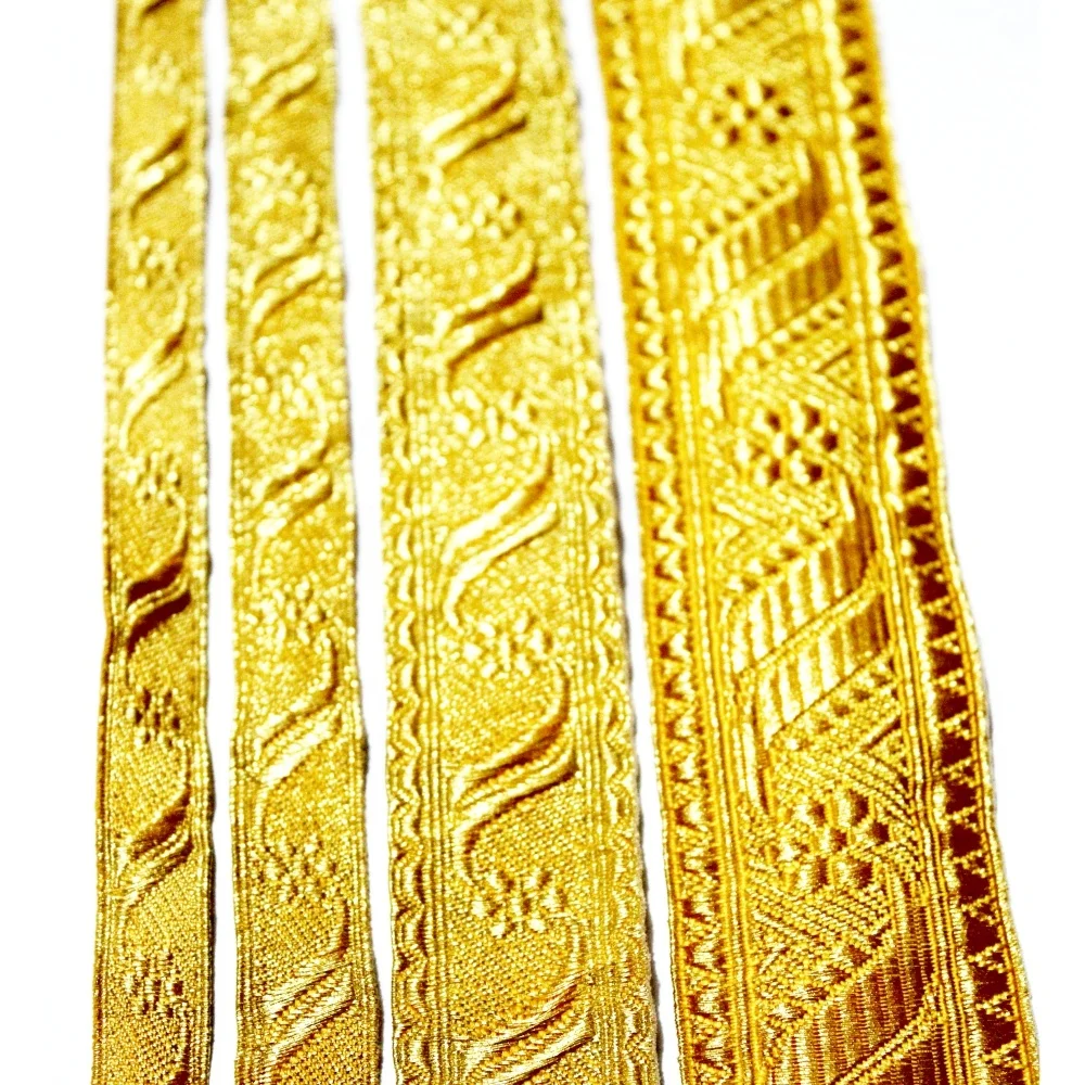 Gold Mylar Oakleaf Metallic Braid & Trimming Lace - Image 6