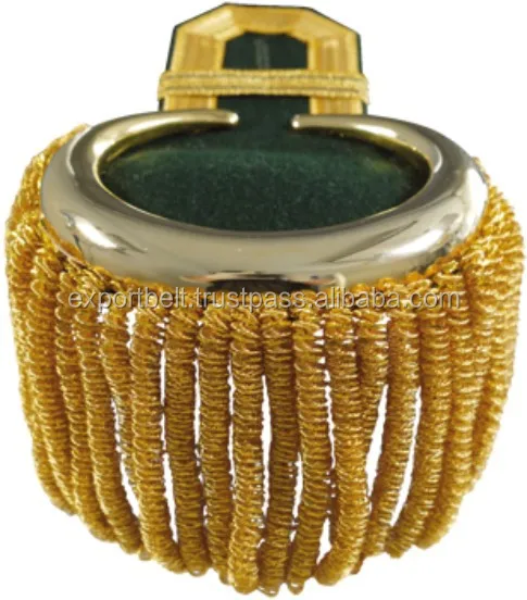 Spiral Gold Bullion Wire Fringe for Epaulettes & Banners