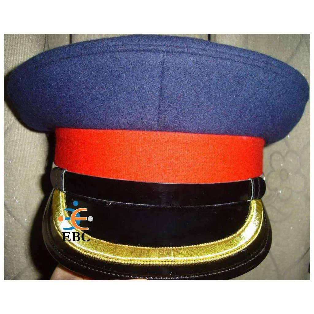 Officer & Cadet Wool Peak Cap for Ceremonial Uniforms - Image 4