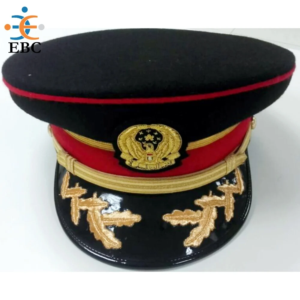 Officer & Cadet Wool Peak Cap for Ceremonial Uniforms - Image 6