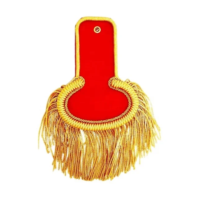 Spiral Gold Bullion Wire Fringe for Epaulettes & Banners - Image 4