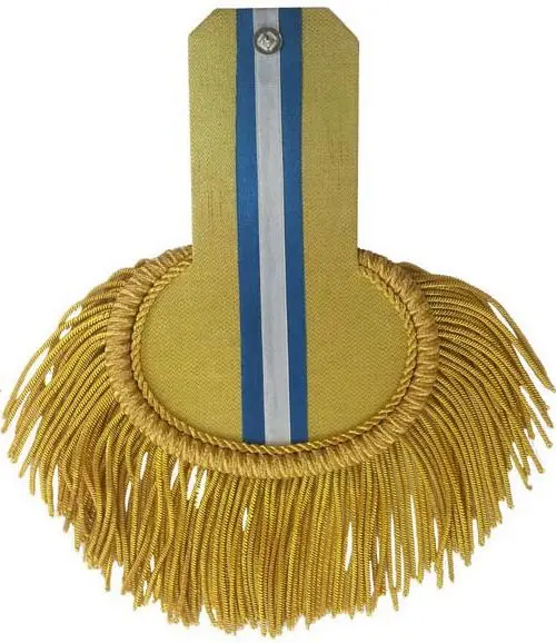 Ceremonial Uniform Shoulder Epaulettes with Bullion Fringe - Image 3