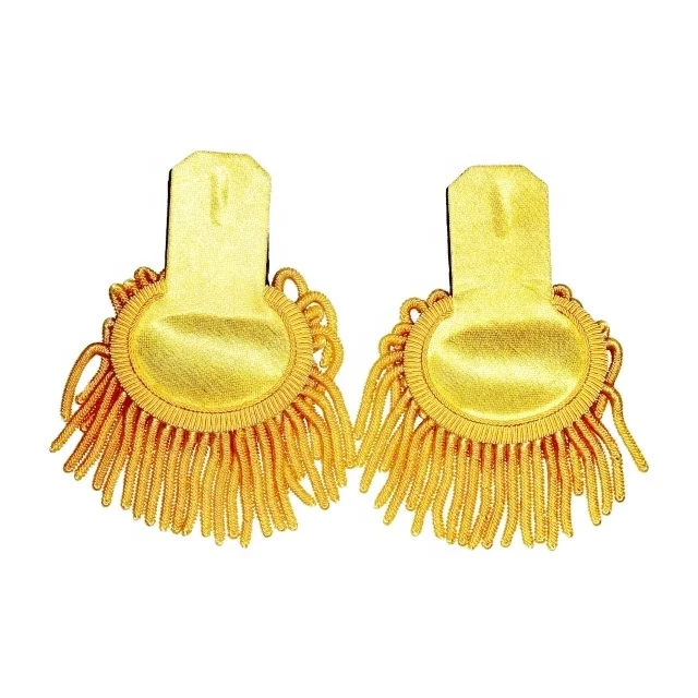 Spiral Gold Bullion Wire Fringe for Epaulettes & Banners - Image 3