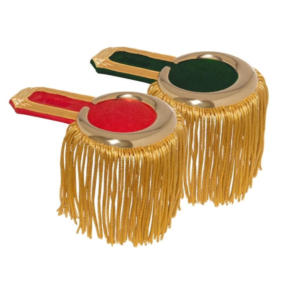 Spiral Gold Bullion Wire Fringe for Epaulettes & Banners - Image 2