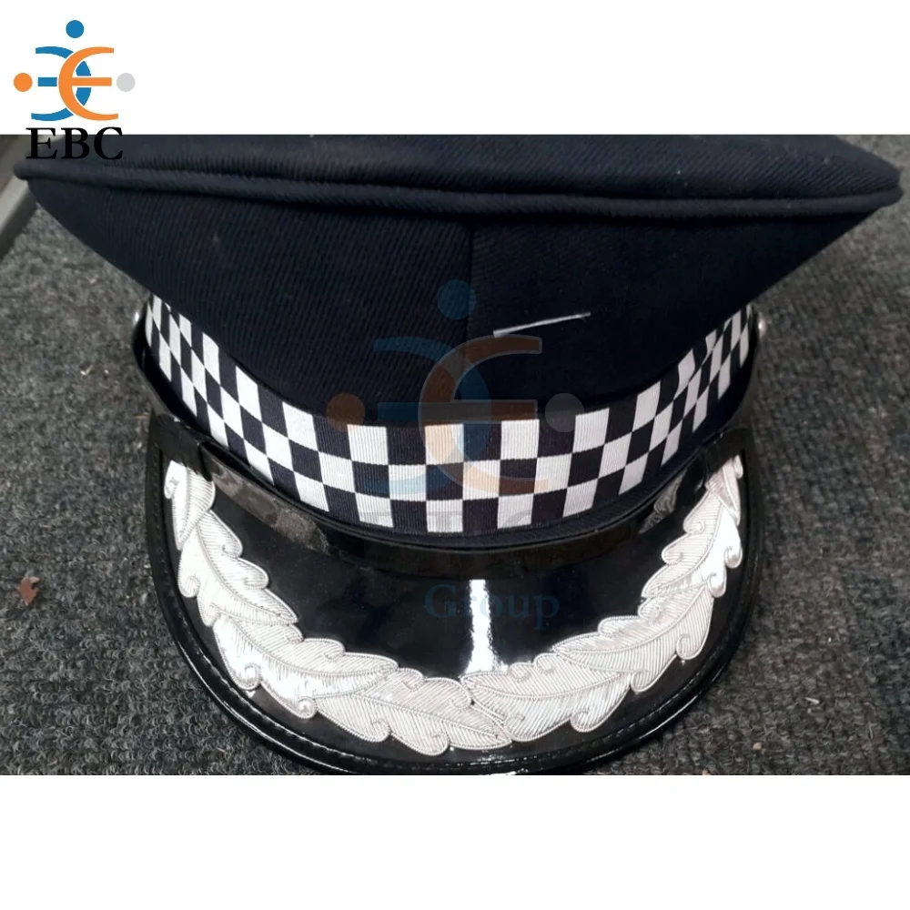 Officer & Cadet Wool Peak Cap for Ceremonial Uniforms - Image 3