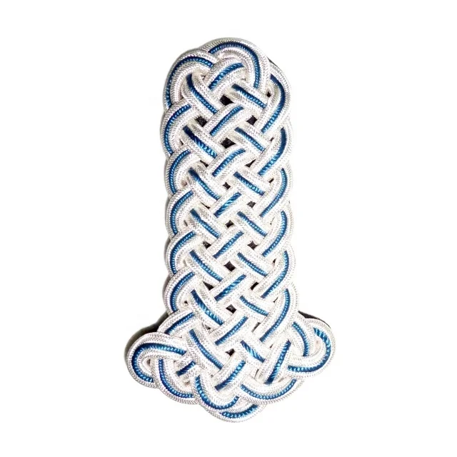 Handmade Ceremonial Epaulette Cords with Brass Clips (Pair)