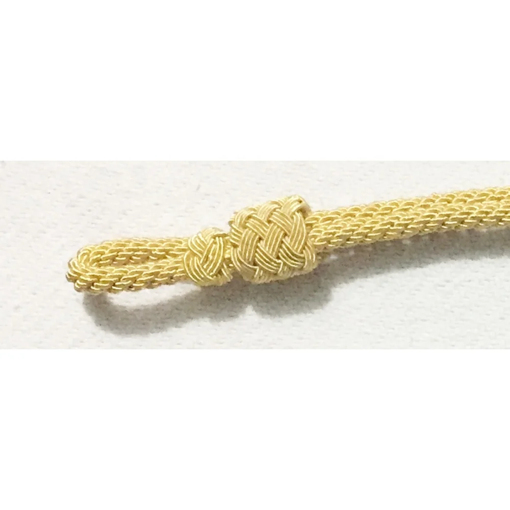 Handmade Gold Bullion Officer Cap Cord (Mützenkordel) - Image 4
