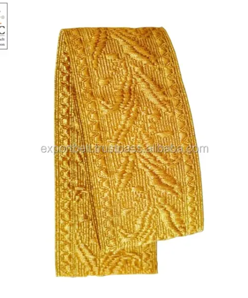 Jacquard Gold Mylar Mesh Braid & Decorative Uniform Ribbon