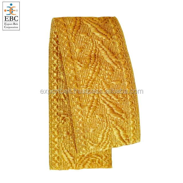 Jacquard Gold Mylar Mesh Braid & Decorative Uniform Ribbon