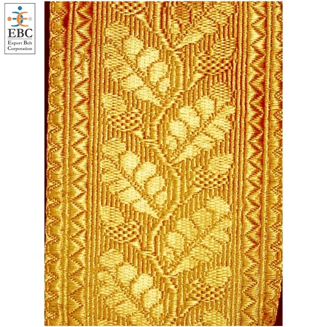 Gold Mylar Oakleaf Metallic Braid & Trimming Lace - Image 3