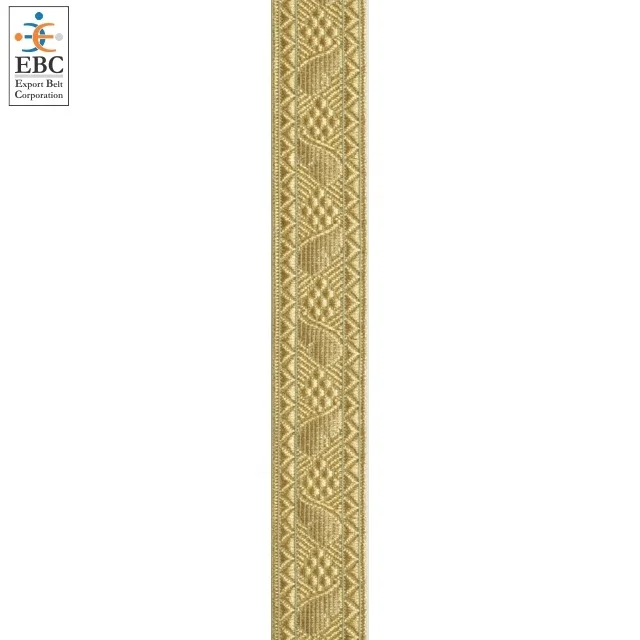 Floral Metallic Gold Decorative Braid & Garment Trimming - Image 3